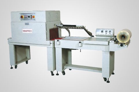 FL-5545T+SM4525“L”型半自动封切收缩包装机